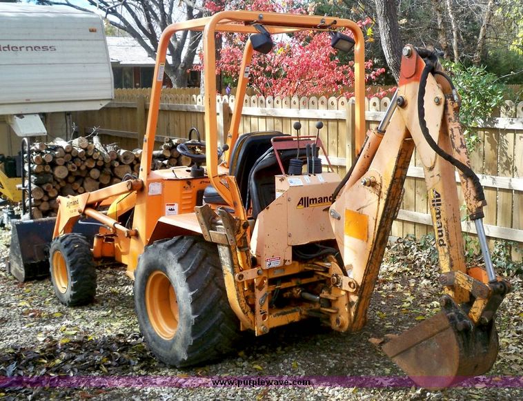 image for item 4186 2002 Allmond TLB-220 loader tractor backhoe