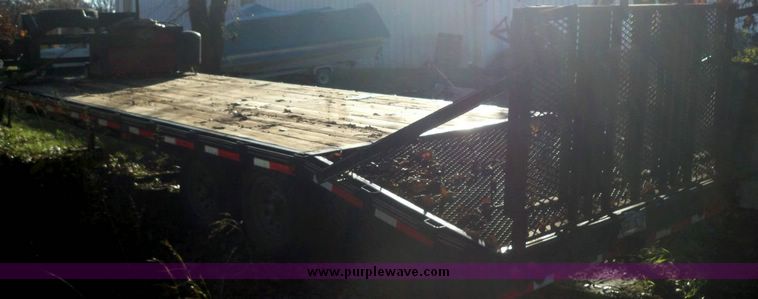 image for item 4317 Trail Master 24' goose neck trailer