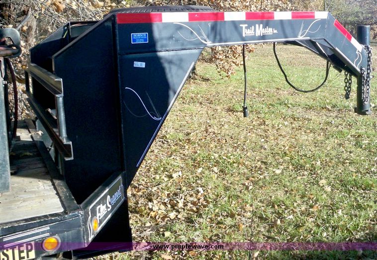 image for item 4317 Trail Master 24' goose neck trailer