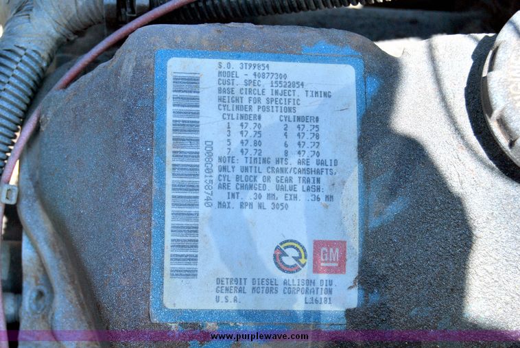 image for item 6017 1986 GMC C7000 dump truck