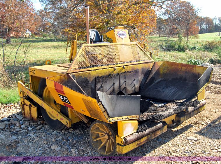 image for item 6020 1977 Blaw-Knox PF-22 wheel mounted asphalt paver