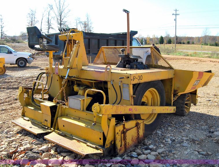 image for item 6020 1977 Blaw-Knox PF-22 wheel mounted asphalt paver
