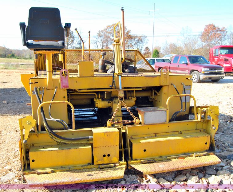 image for item 6020 1977 Blaw-Knox PF-22 wheel mounted asphalt paver
