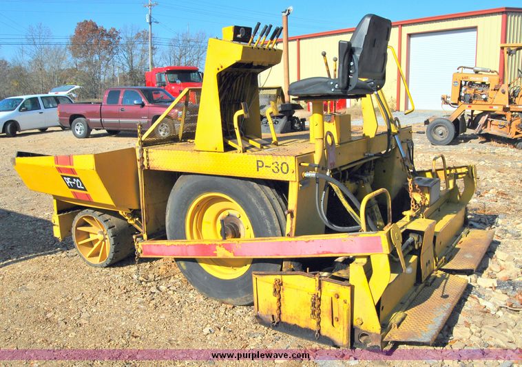 image for item 6020 1977 Blaw-Knox PF-22 wheel mounted asphalt paver