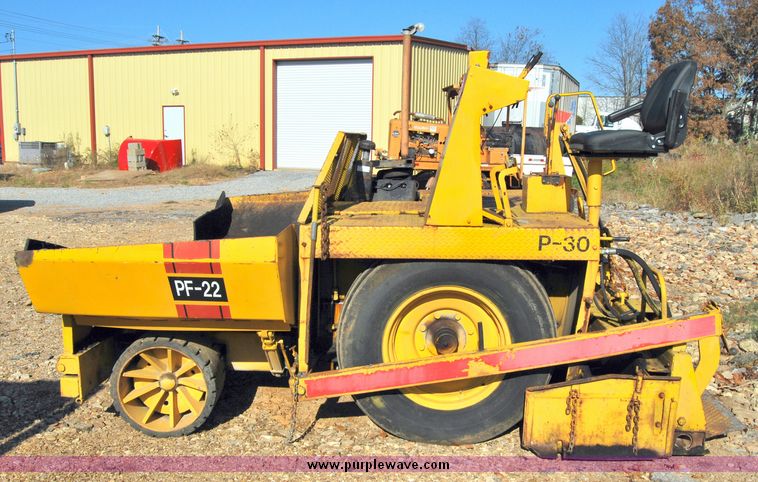 image for item 6020 1977 Blaw-Knox PF-22 wheel mounted asphalt paver