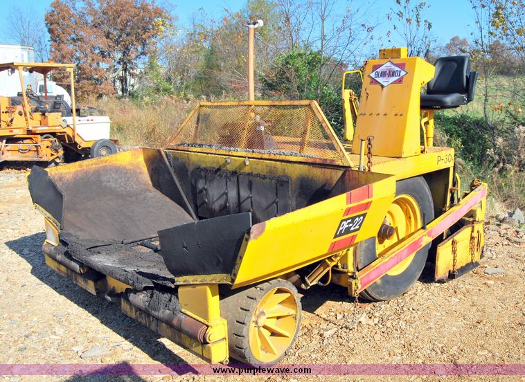 image for item 6020 1977 Blaw-Knox PF-22 wheel mounted asphalt paver