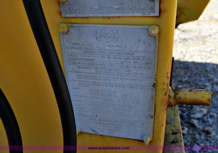 image for item 6020 1977 Blaw-Knox PF-22 wheel mounted asphalt paver