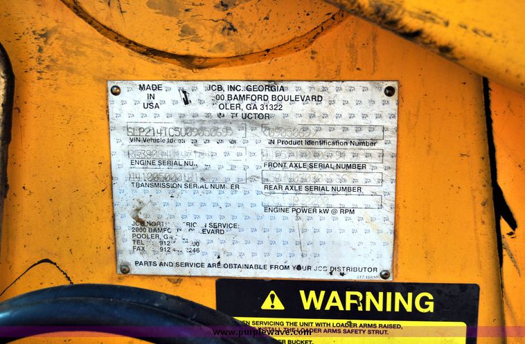 image for item 6021 2005 JCB 214 loader backhoe