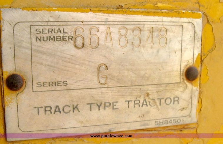 image for item 8838 Caterpillar D9G dozer