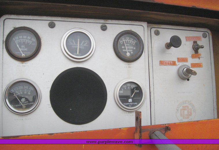 image for item 8862 Gardner Denver SPHGA portable air compressor on single axle trailer