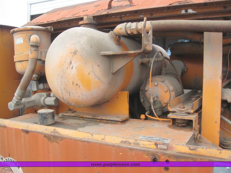 image for item 8862 Gardner Denver SPHGA portable air compressor on single axle trailer