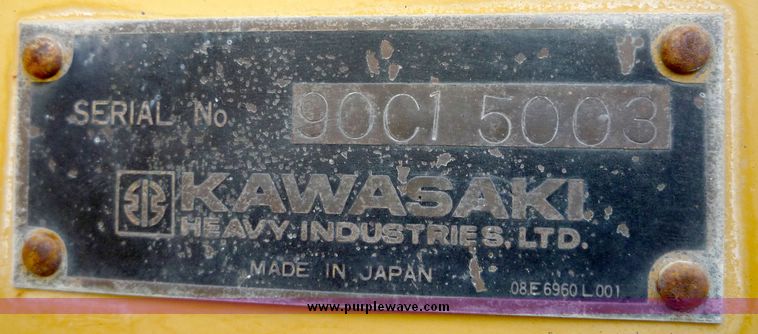 image for item 4055 Kawasaki 902 wheel loader