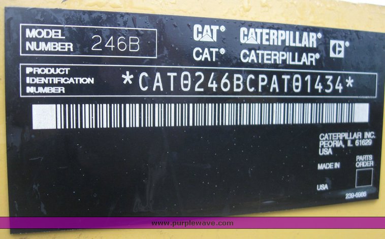 image for item 5000 2004 Caterpillar 246B skid steer