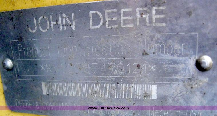 image for item 5001 John Deere 270 skid steer