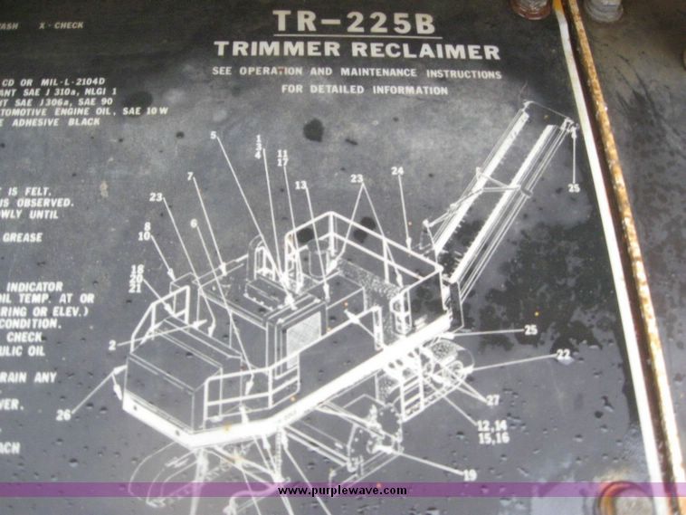 image for item 5010 1992 CMI TR225 asphalt trimmer reclaimer