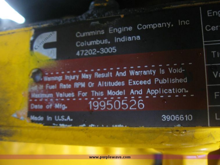 image for item 5012 1996 Badger 1085C wheel excavator