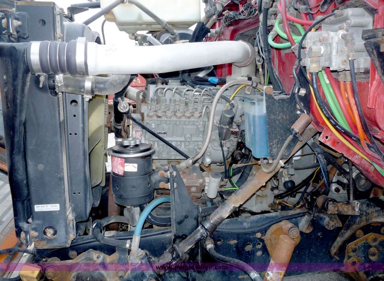 image for item 6946 1995 Ford L800 dump bed truck