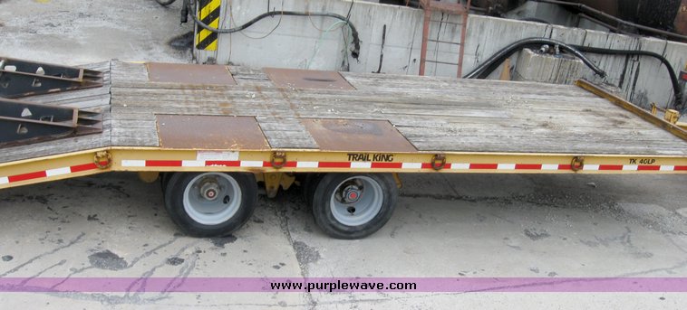image for item 6951 Trail King 29' tandem axle trailer