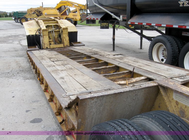 image for item 6954 Trail King TK100HDG triple axle low boy semi trailer