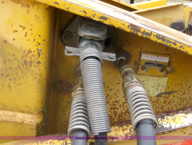 image for item 6954 Trail King TK100HDG triple axle low boy semi trailer