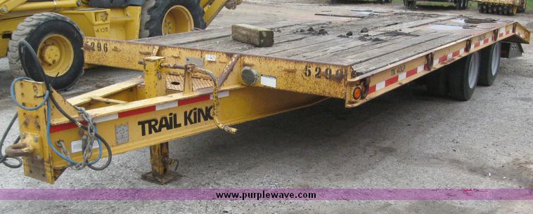 image for item 8023 1999 Trail King TK40LP tandem axle trailer