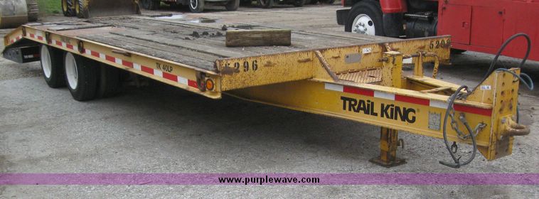 image for item 8023 1999 Trail King TK40LP tandem axle trailer