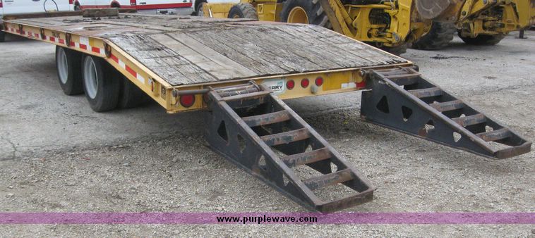 image for item 8023 1999 Trail King TK40LP tandem axle trailer