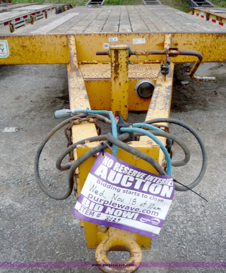 image for item 8029 Trail King tandem axle 29' trailer