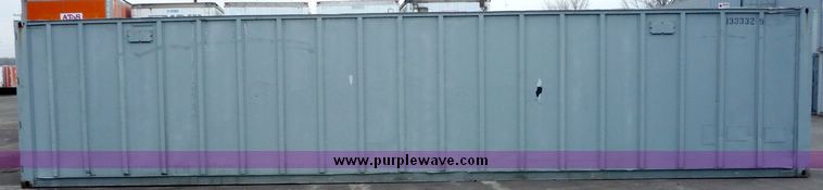 image for item 2107 40' aluminum storage container