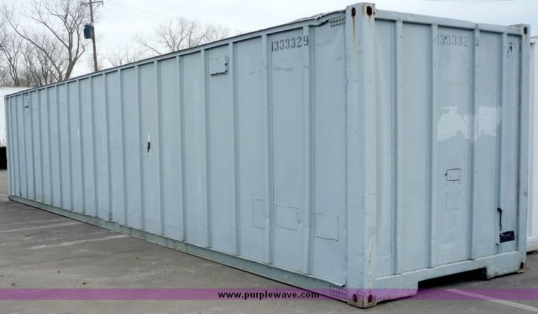 image for item 2107 40' aluminum storage container