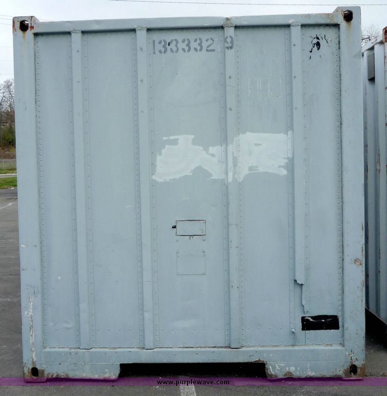 image for item 2107 40' aluminum storage container