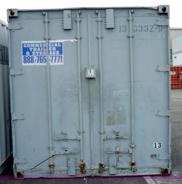 image for item 2107 40' aluminum storage container