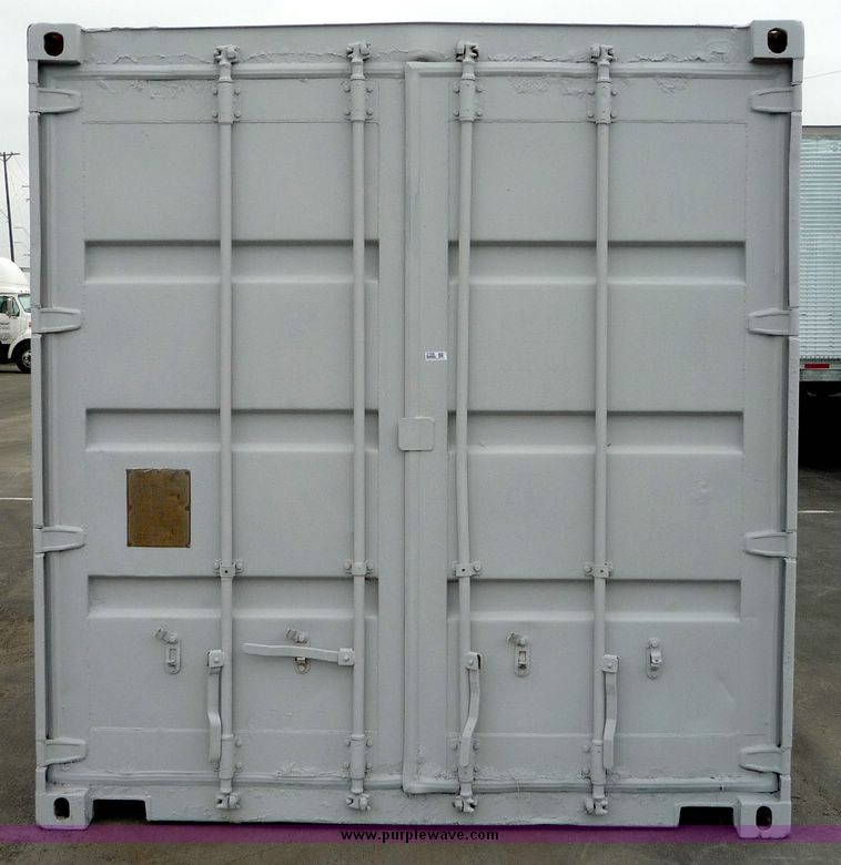 image for item 2108 1995 20' corten steel storage or shipping container