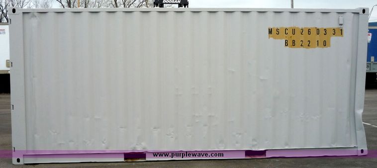 image for item 2108 1995 20' corten steel storage or shipping container