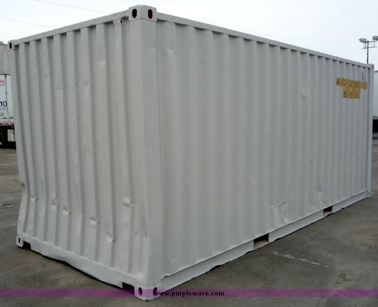 image for item 2108 1995 20' corten steel storage or shipping container