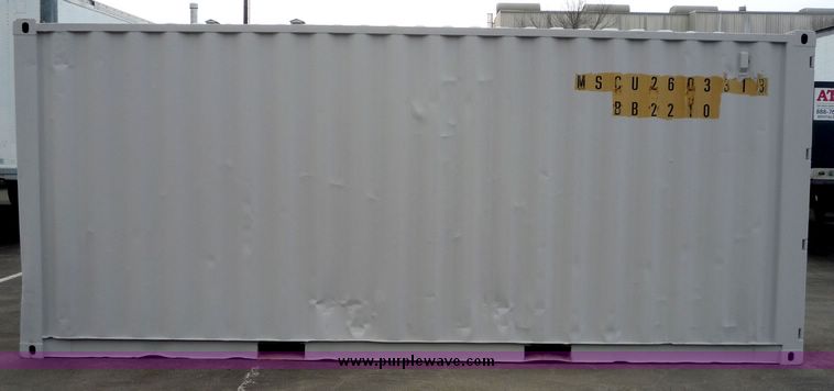 image for item 2108 1995 20' corten steel storage or shipping container