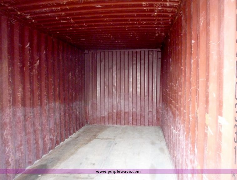image for item 2108 1995 20' corten steel storage or shipping container