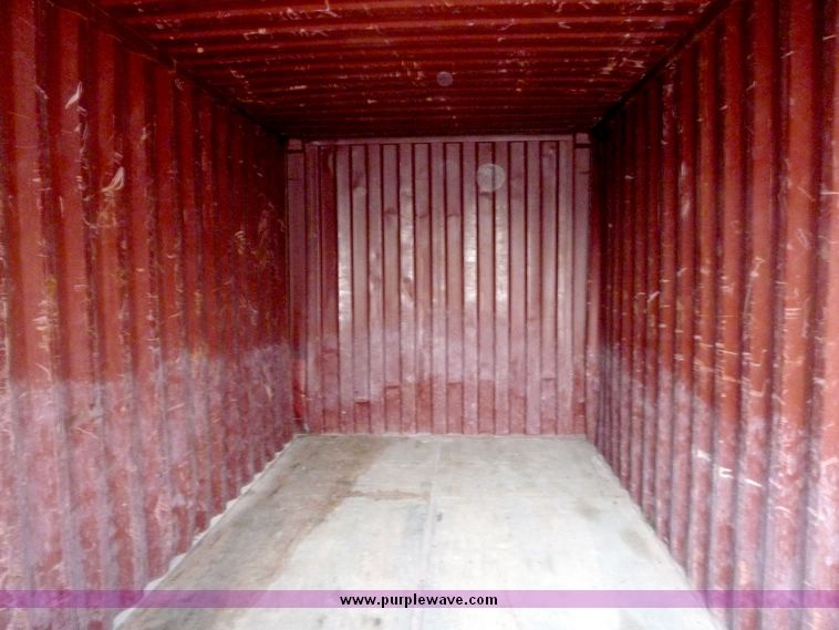 image for item 2108 1995 20' corten steel storage or shipping container