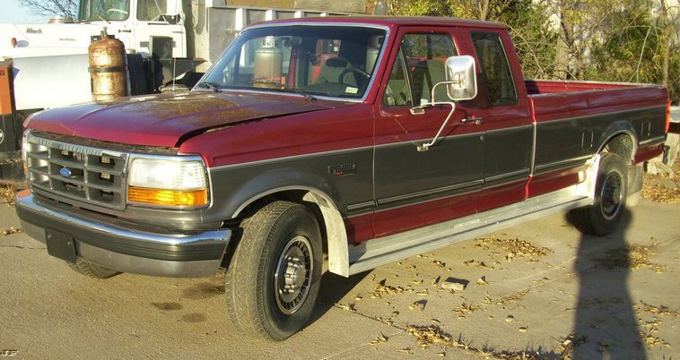 image for item 4034 1993 Ford F250 super cab pickup