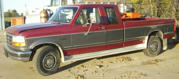 image for item 4034 1993 Ford F250 super cab pickup