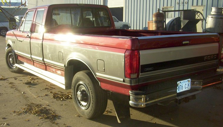 image for item 4034 1993 Ford F250 super cab pickup