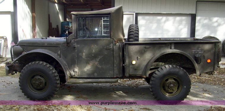 image for item 4150 1951 Dodge M37 military truck