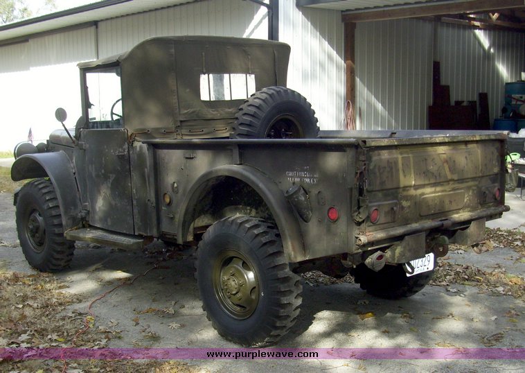 image for item 4150 1951 Dodge M37 military truck
