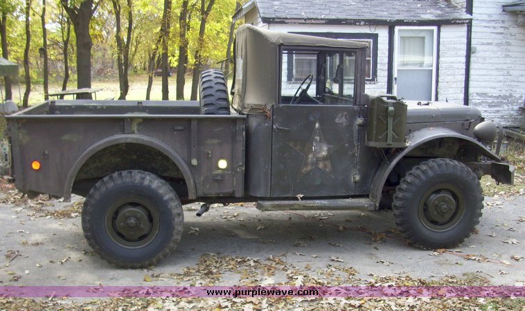 image for item 4150 1951 Dodge M37 military truck