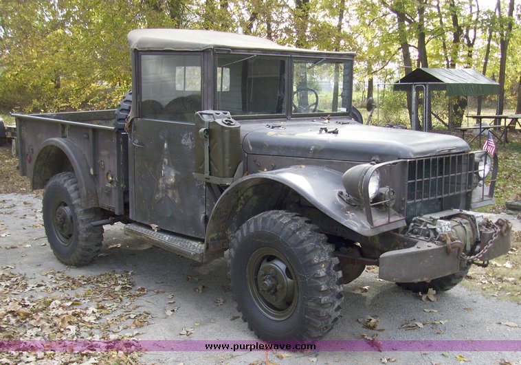 image for item 4150 1951 Dodge M37 military truck