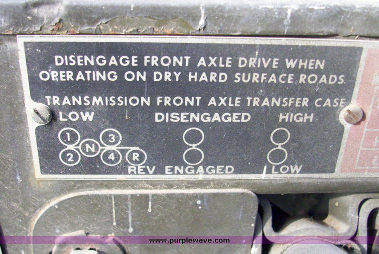 image for item 4150 1951 Dodge M37 military truck