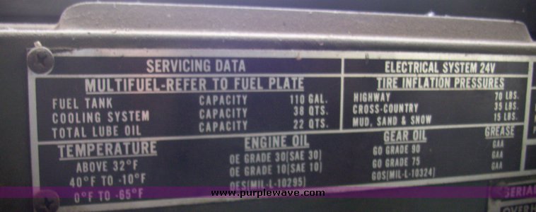 image for item 4151 1967 Kaiser M52 dump truck