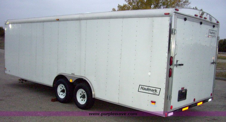 image for item 4156 2004 Haulmark 24' tandem axle enclosed trailer