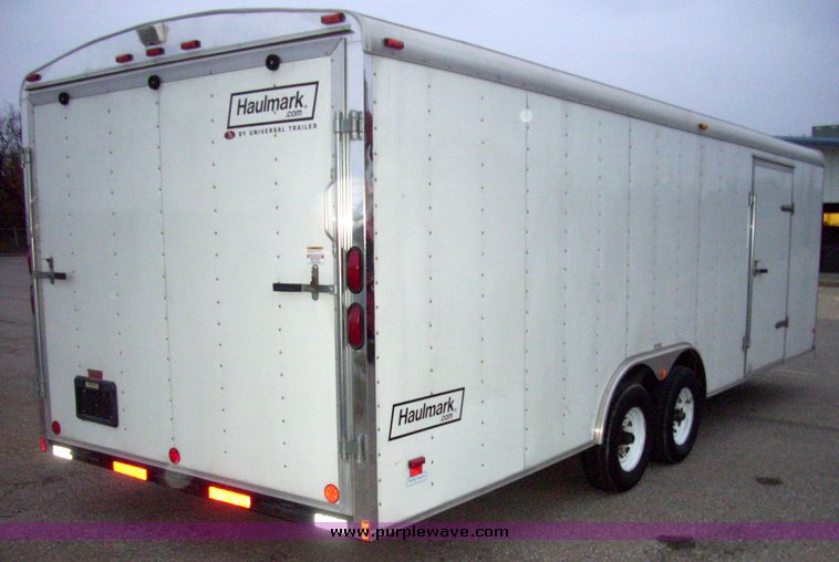 image for item 4156 2004 Haulmark 24' tandem axle enclosed trailer