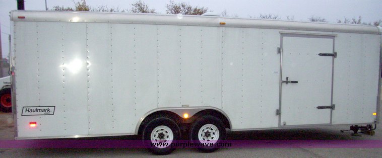 image for item 4156 2004 Haulmark 24' tandem axle enclosed trailer